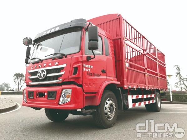 紅巖杰豹載貨車