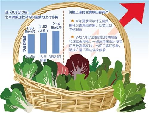 山東壽光洪災對北京蔬菜短期供應影響有限