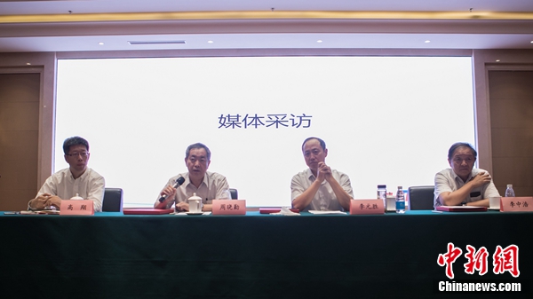  9月6日，城軌“中國(guó)館”首秀柏林軌道展新聞發(fā)布會(huì)在京召開(kāi)。 中國(guó)城市軌道交通協(xié)會(huì)供圖 