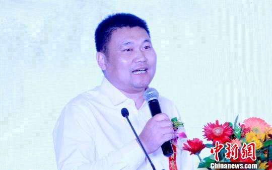 天津市菏澤商會會長石志剛致辭?！埖勒?攝