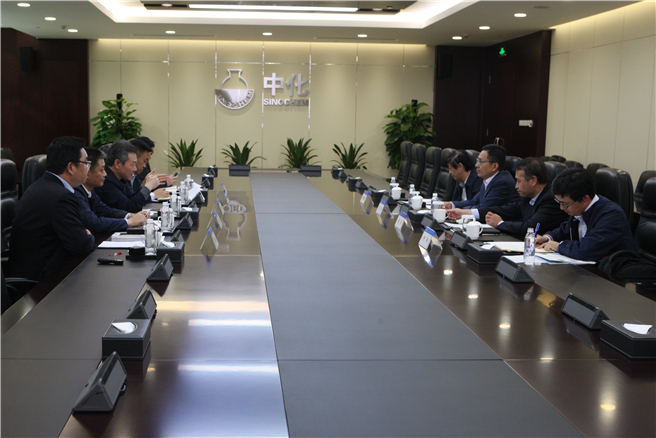中化集團(tuán)總裁張偉會見江蘇如東縣委書記潘建華
