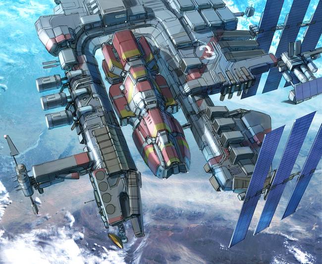 自由畫(huà)師科幻概念畫(huà)：PS4手柄也能變成宇宙飛船