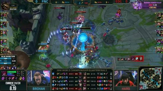 LOL S8戰(zhàn)報：順風怎能不浪！EDG慘敗于FNC無緣四強
