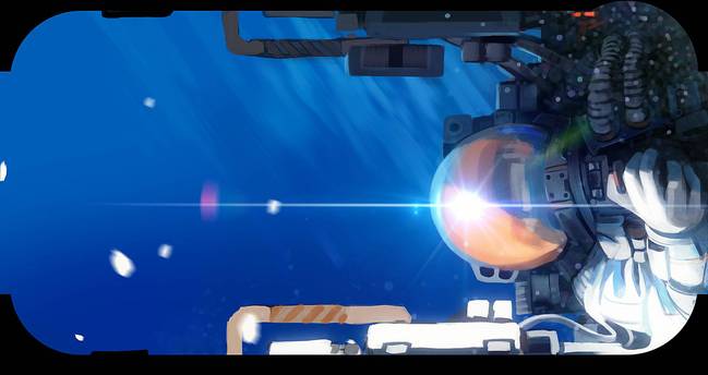 自由畫(huà)師科幻概念畫(huà)：PS4手柄也能變成宇宙飛船