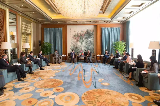 科技部部長王志剛會見2018浦江創(chuàng)新論壇主賓國葡萄牙代表團(tuán)