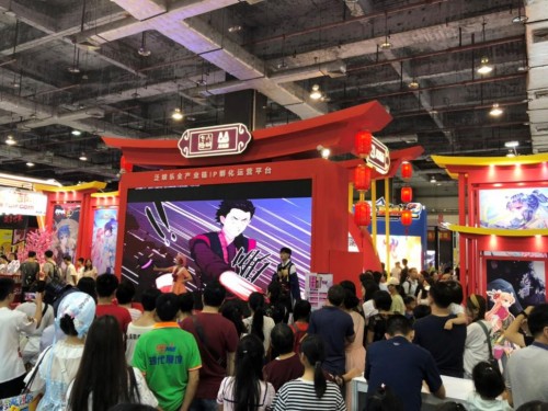 古色古香的國風展位人氣爆棚