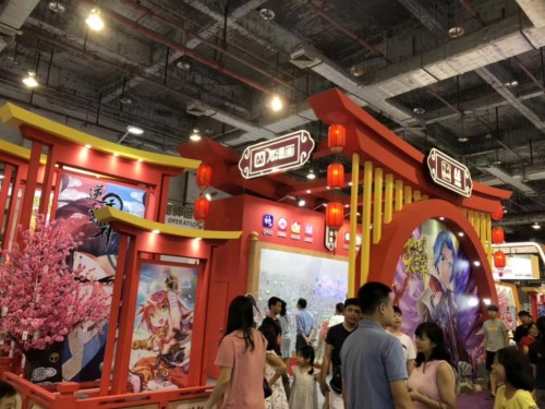 古色古香的國風展位人氣爆棚