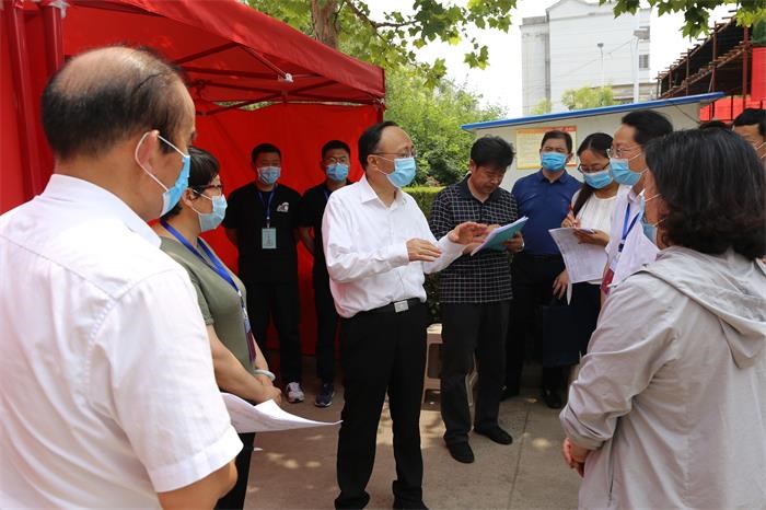 亳州市委書記汪一光實(shí)地調(diào)研城區(qū)高考考點(diǎn)學(xué)校